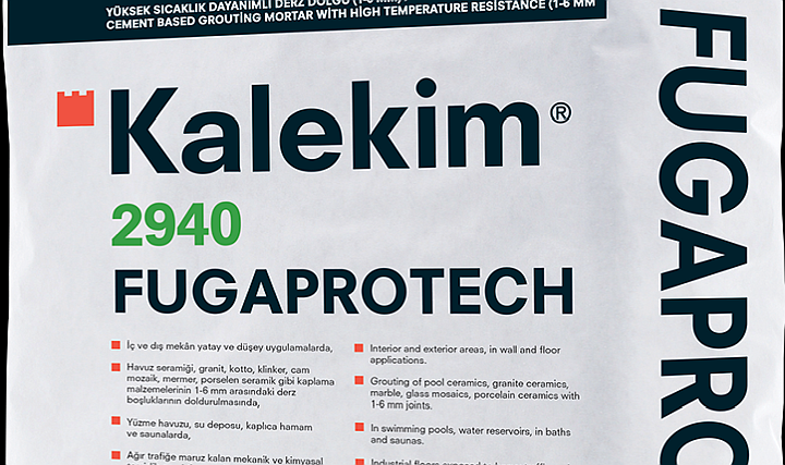 Kalekim'den Yüksek Sıcaklık ve Basınç Dayanımlı Derz Dolgusu: 2940 Fugaprotech