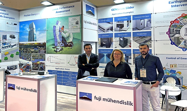 Fuji Mühendislik, Yapı Fuarı'nda Yüksek Performanslı Deprem Çözümlerini Tanıttı